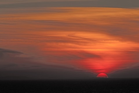 Coucher de soleil, Cotentin
