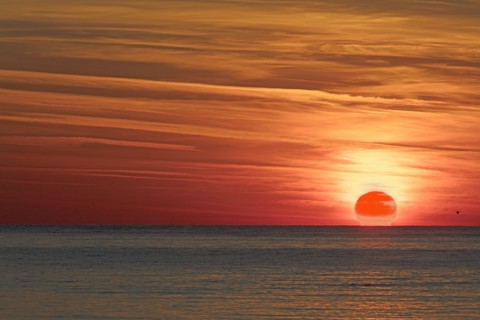 Coucher de soleil, Cotentin