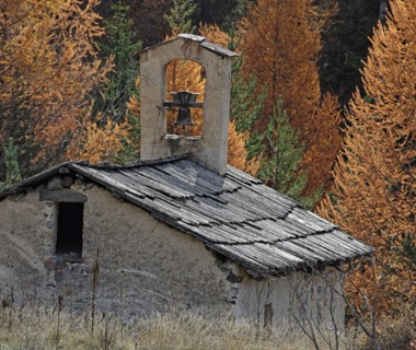 Névache en automne, Vallée de la Clarée, Hautes-Alpes