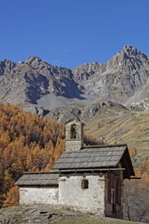 Névache, chapelle Sainte-Marie de Fontcouverte, Vallée de la Clarée, Hautes-Alpes