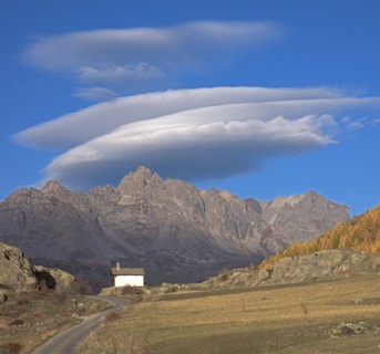 Névache, chapelle Sainte-Barbe, Vallée de la Clarée, Hautes-Alpes