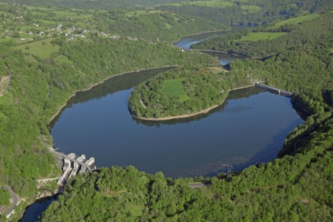 Castelnau-Lassouts hydroelectric dam, Aveyron
