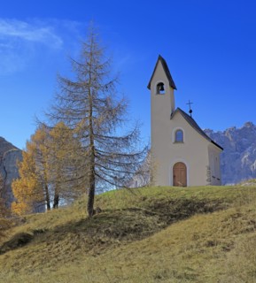 Chapelle de San Maurizio, Passo Gardena, Italie