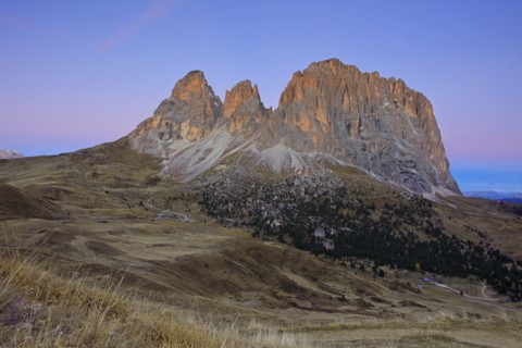 Val Gardena, col de Sella, Dolomites, Italie