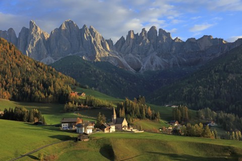 Santa Maddalena, Dolomites, Italie