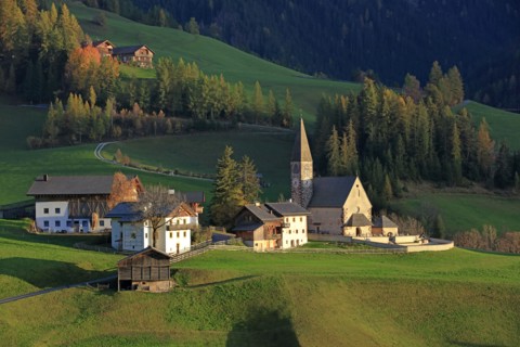 Santa Maddalena, Dolomites, Italie