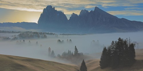Alpe de Suisi, Dolomites, Italie