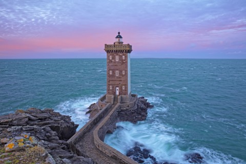 The Phare de Kermorvan Finistère, France