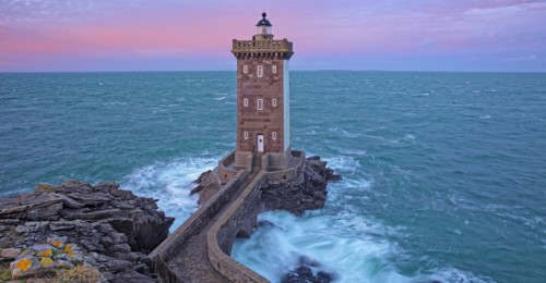 The Phare de Kermorvan Finistère, France