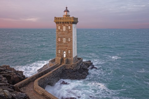 The Phare de Kermorvan Finistère, France