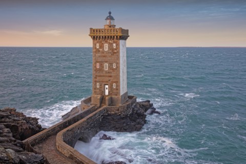 The Phare de Kermorvan Finistère, France