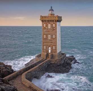The Phare de Kermorvan Finistère, France