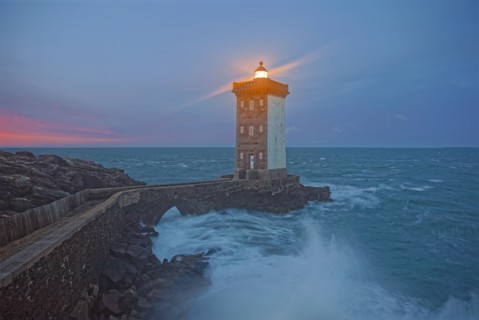 The Phare de Kermorvan Finistère, France