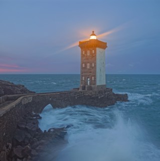 The Phare de Kermorvan Finistère, France