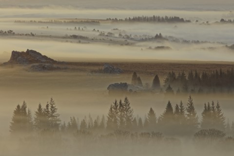 The Monts d'Arrée mountain range, France, France