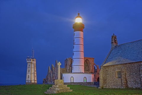 The Saint-Mathieu Lighthouse, Finistère, France