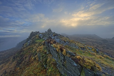 The Monts d'Arrée mountain range, France, France