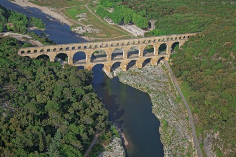 The Pont du Gard, Gard, France