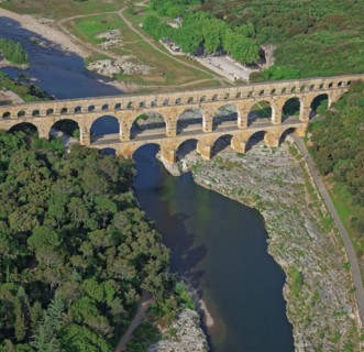 The Pont du Gard, Gard, France
