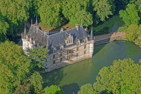 Château d'Azay-le-Rideau, Indre-et-Loire, France