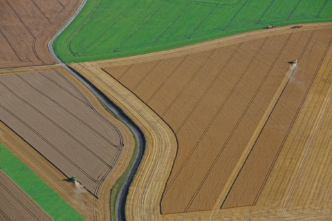 Fields in Eure, France