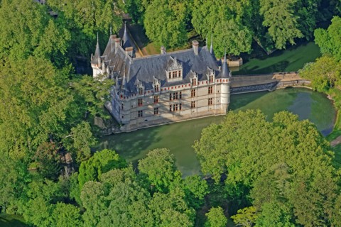 The Château d'Azay-le-Rideau, Indre-et-Loire, France