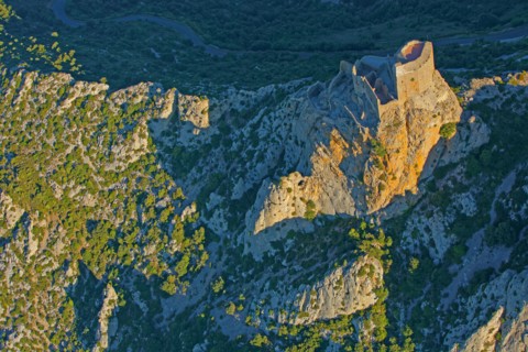 The Château de Quéribus, Aude, France
