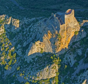 The Château de Quéribus, Aude, France