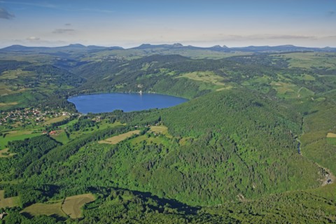 Lake Issarlès, Ardèche, France