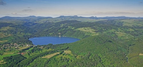 Lake Issarlès, Ardèche, France