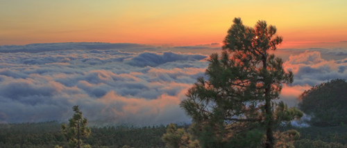 Sunset over Teide National Park
