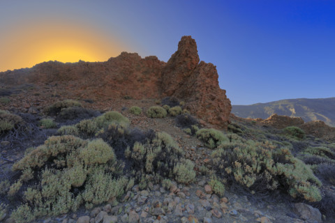 Lever de soleil sur le Parc National Del Teide