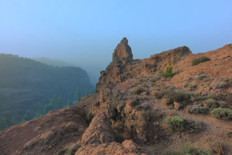 Pic de Los Pozo de las Nieves, île las Gran Canaria