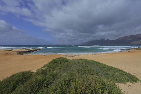 Plage de Famara, île de Lanzarote