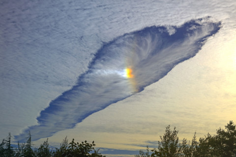 Nuages de type cirrocumulus