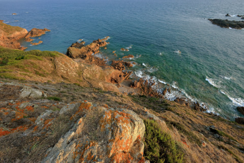 The coastline at La Hague, in the Manche