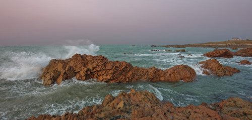 The Pointe de Jardeheu at sunset