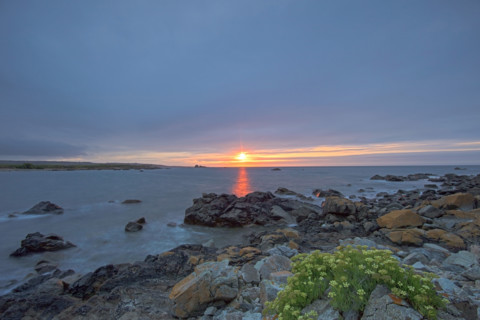 Sunset over the Pointe de Jardeheu