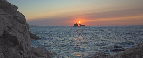 Sunset over the Pointe de Jardeheu