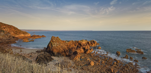 The coastline at La Hague, Manche