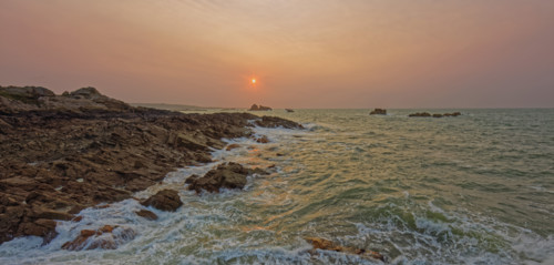 Sunset over the Pointe de Jardeheu
