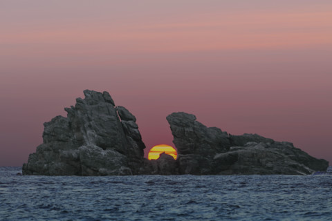 Sunset over the Pointe de Jardeheu
