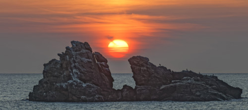 Sunset over the Pointe de Jardeheu