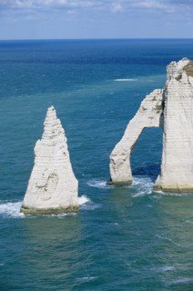 France, Normandie, Seine Maritime, etretat, falaises, falaise d'aval, arche, aiguille,