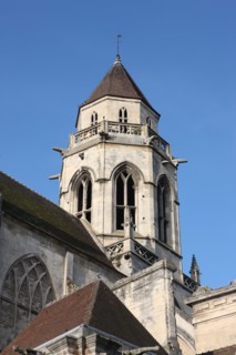 France, Normandie, calvados, caen, eglise du vieux saint etienne, clocher, vestige, gothique,