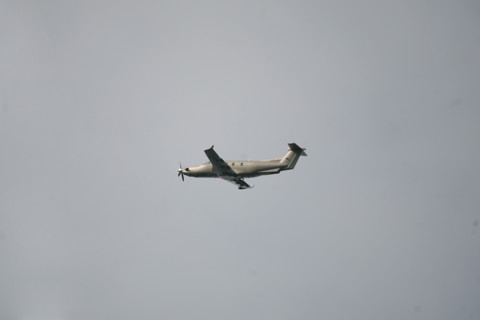 France, Normandie, calvados, touques, pays d'auge, avion en route vers l'aeroport de deauville saint gatien