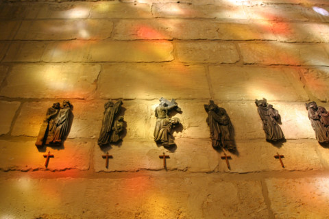 France, Haute Normandie, eure, ecouis, collegiale Notre Dame 
chemin de croix