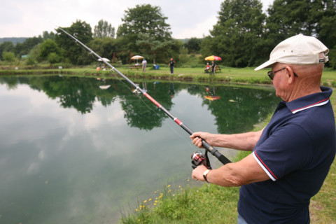 France, fishing pond