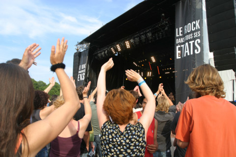 France, Haute Normandie, eure, evreux, festival : Le Rock Dans Tous Ses Etats, public, concert de Bumcello,
