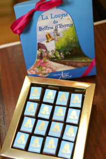 France, Haute Normandie, eure, evreux, 
chocolaterie Auzou, rue chartraine, specialite 2007 :" La Louyse" chocolat a la pomme et au Calvados,